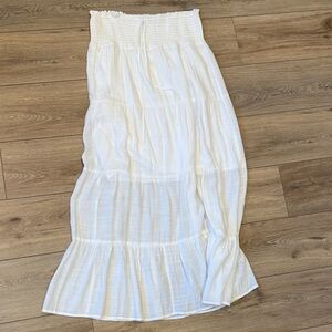 Elegant White Maxi Skirt